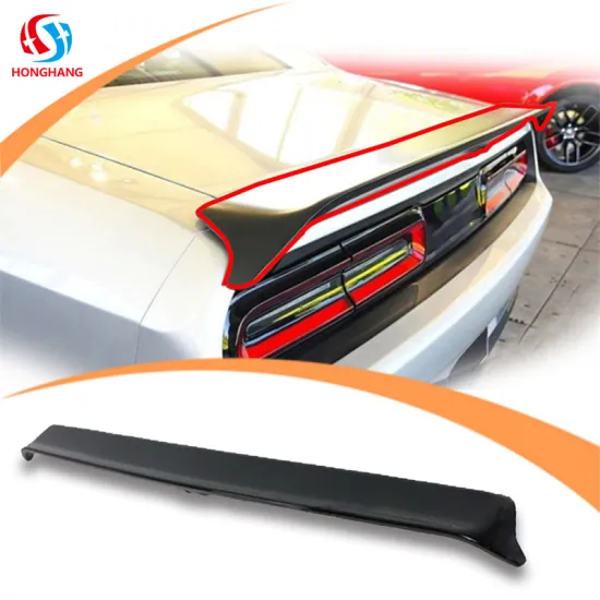 ABS Rear Trunk Spoiler - Honghang Factory | Dodge Challenger 2015-2022 Concave Style Rear Wing