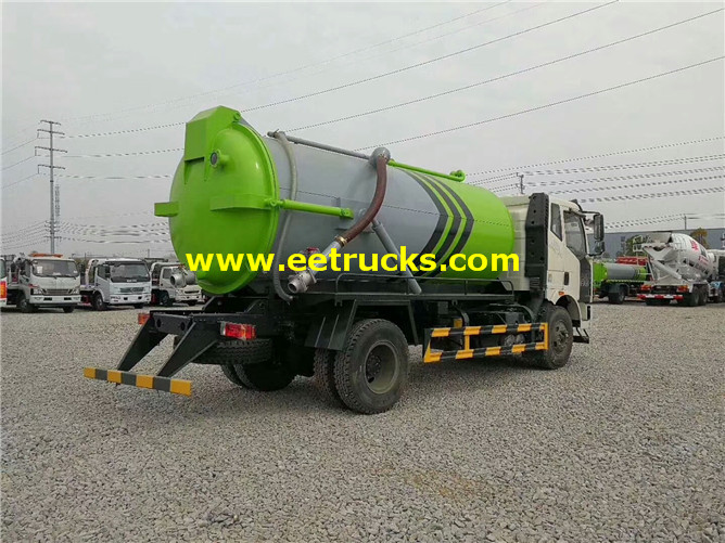 3000 Gallons Vacuum Dung Suction Trucks