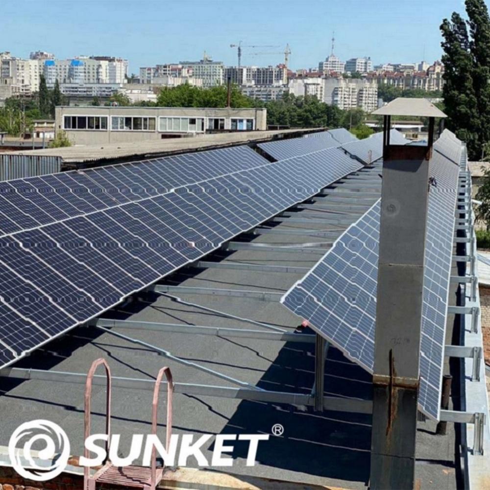 Sistema de generación de electricidad solar híbrida de 5kW para el hogar