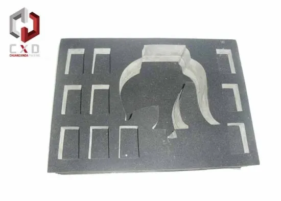 High Density Soft Eva Foam Packaging With Velvet Fabric