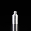 dropped shoulder aluminum bottle sliver color