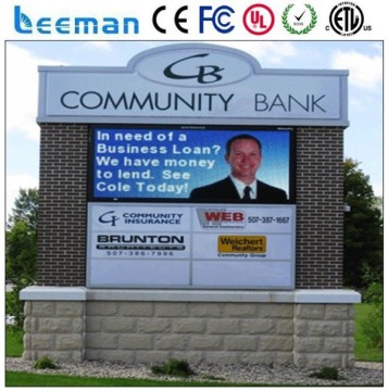 double sided P10 led moving message display sign/outdoor programmable led signs