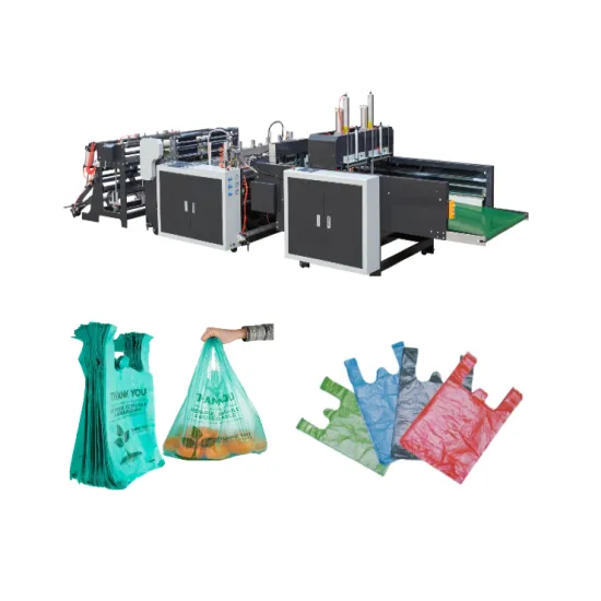 High-Speed Automatic T-Shirt Bag Making & Biodegradable Bag Cutting Machine for Efficient Packaging Solutions