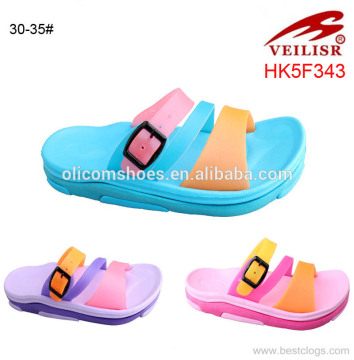 Colorful Hot Sale PVC Upper Kid Slipper Fashion Beach Kids Slippers Sandal