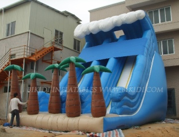Inflatable Slide, Water Slide Wave (B4032)