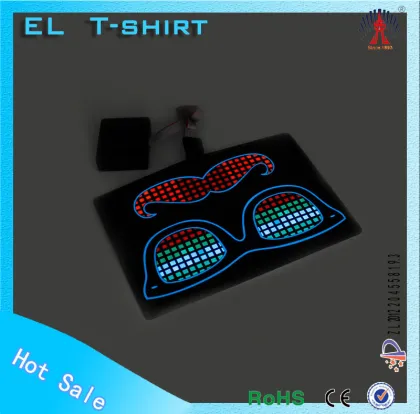 100% cotton fashion EL t-shirt butterfly pattern t-shirt