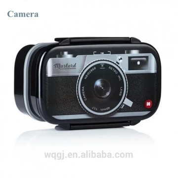 Hot Selling Creative Camera/Rock/Game Double Lunch Box Microwave Cute Lunch Box
