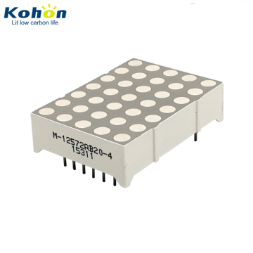 Display LED a matrice a punta blu da 3 mm 5x7 per testo