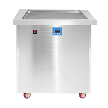 Single Pot Single Pressure Ice Cream Stir-Fry Machine | Thai Ice Cream Roll & Frozen Yogurt Equipment