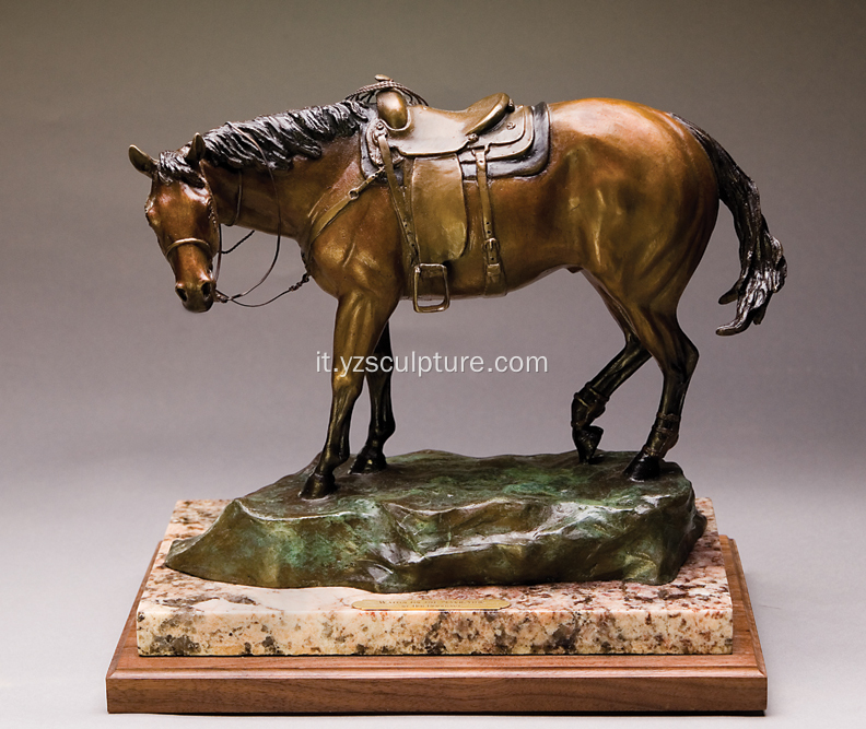 Grandezza naturale bronzo cavallo scultura in vendita