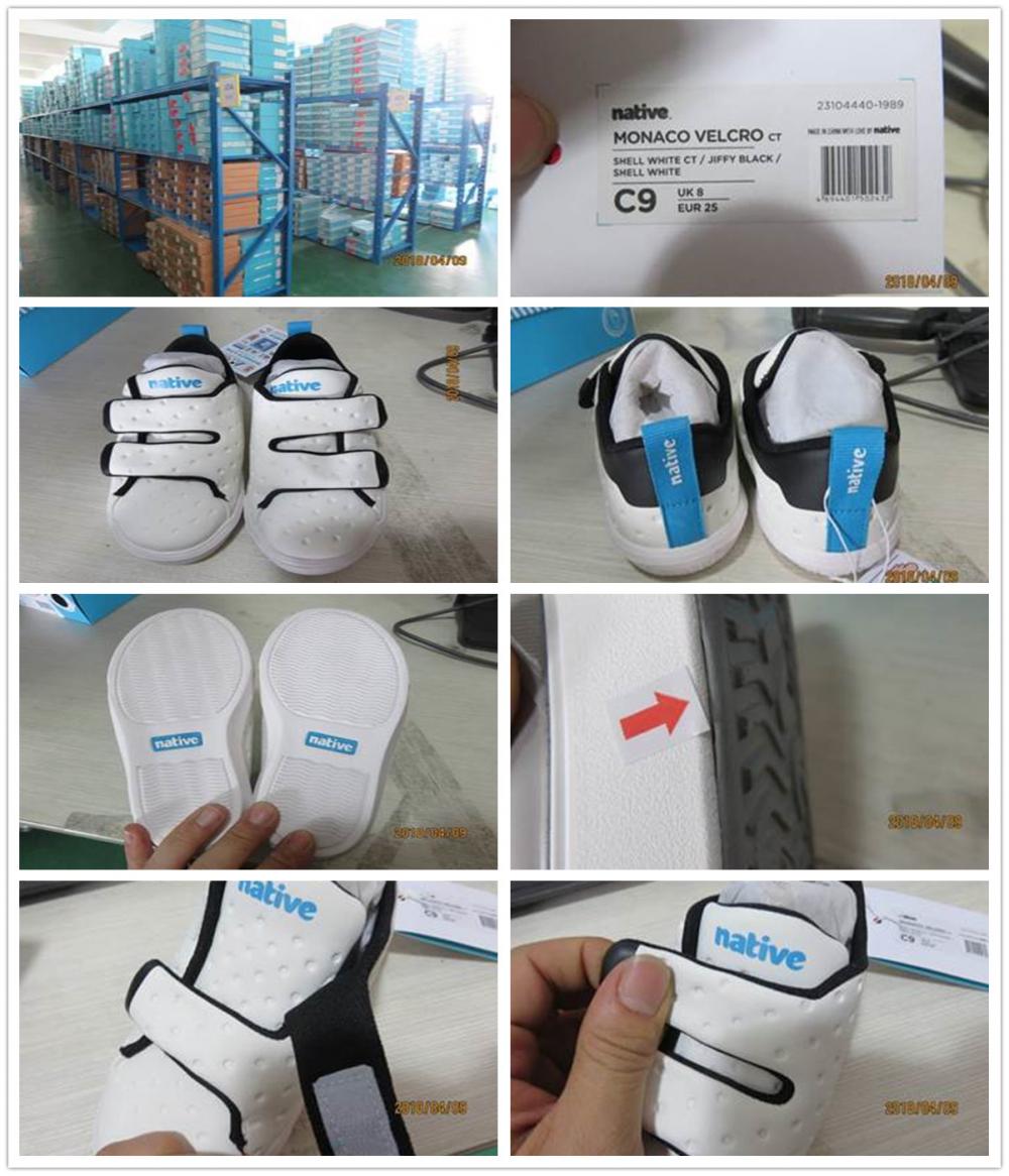 Final Random Quality Control For Children S Shoes