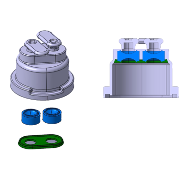 36mm Euro Cap BFS Flip Type (PP/PE)