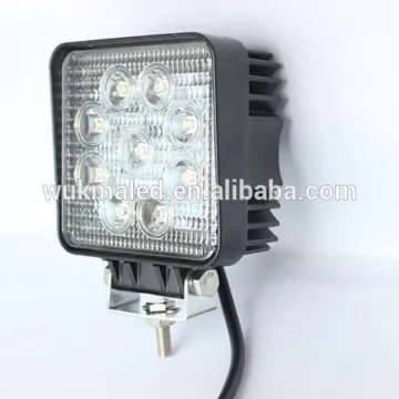 12v Led Work Lamp, Led off road lights, 27w Led Tractor working lights