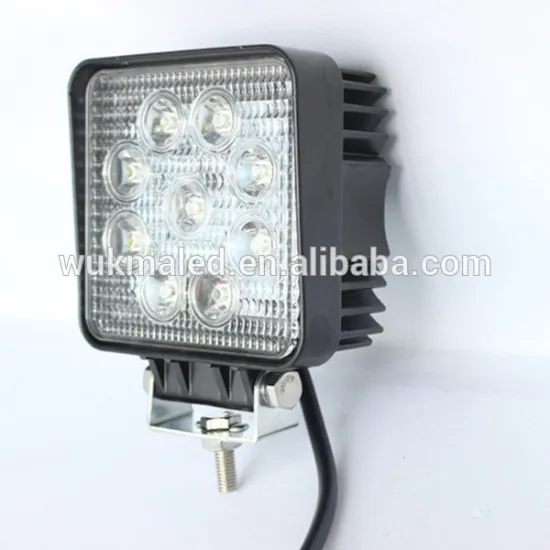 12v Led Work Lamp, Led off road lights, 27w Led Tractor working lights