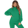 Women Pullover Hoodie 2 Pieces Sweatpants