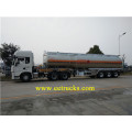 Aluminium Alloy 40 CBM Gasoline Tanker نصف مقطورة