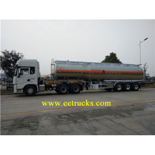 Aluminium alloy 40 CBM Petroli Tanker Semi Trailers