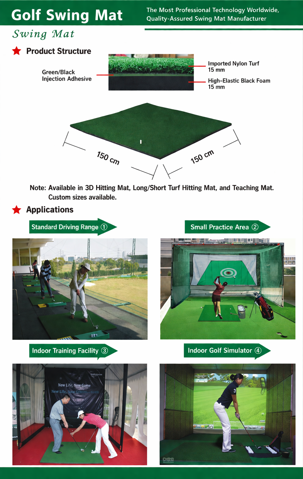 Basic Golf Swing Mat 002