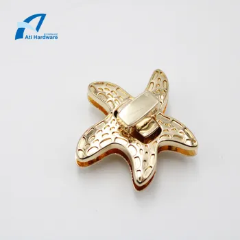 Beautiful Starfish Shape Metal Turn Lock  Accessories