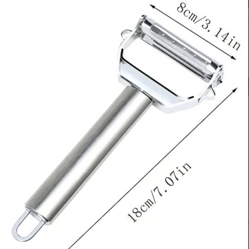 Dual Blade Stainless Steel Multi-Purpose Cutter for Vegetables and Fruits