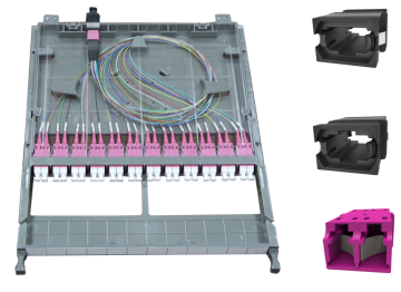 24 Fiber MTP/MPO to LC Fiber Optic Cassette