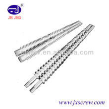 ပလပ်စတစ် extruder PVC ဝက်အူစည် conical ဝက်အူစည် extrusion line အတွက်