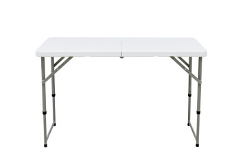 4 Foot Fold in half Adjustable Folding Table