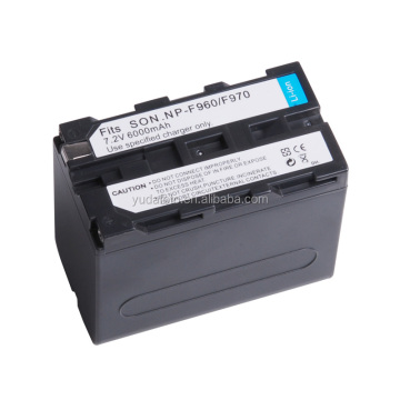 Pacco batteria agli ioni di litili ricaricabili per la fotocamera digitale NP-F970/960: tecnologia di decodifica completa a 7,2 V: 7.2V di decodifica completa