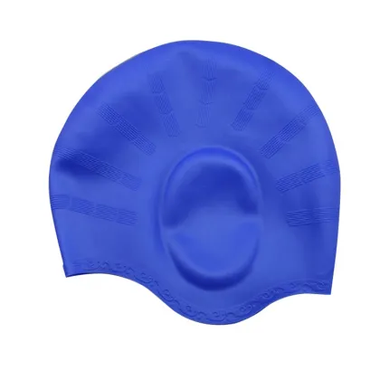 Adult Comfortable Waterproof Ear Cover Swimming Cap