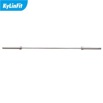 Gym Fitness OB86 2.2m Chrome Straight Barbell Bar for Weight Lifting
