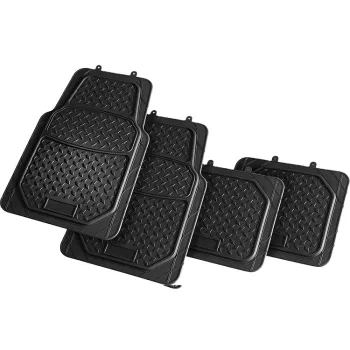 High quality material pvc car mat 300 sets/item/colour non Skid Full Set 4pcs Car Mat