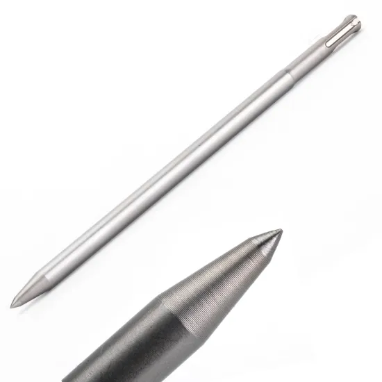 Efficient SDS PLUS Chisel Bits: Pen Point Tools for Concrete, Stone, Brick, and Rock Drilling