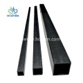 Custom 3k twill plain carbon fiber rectangular tube