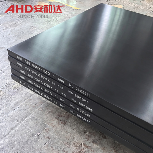 Folha ABS preta de alta resistência 1 a 260 mm