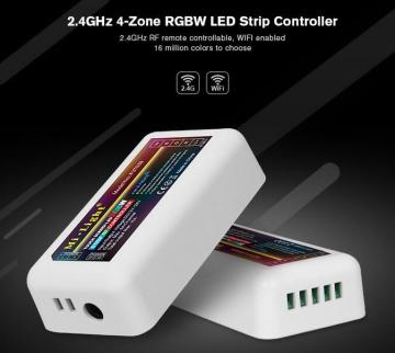Mi Light Series 2.4G 4-zone LED RGBW RF Wireless Controller Color Changing and Brightness Dimming For RGBWW Strip Lights