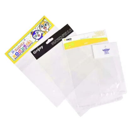 Environmental protection OPP card head plastic bags