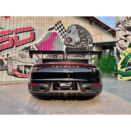 Carbon Fiber T-Style Rear Spoiler for Porsche 911 992