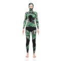 Seaskin Spearfishing Wetsuits with Green Camo Pattern