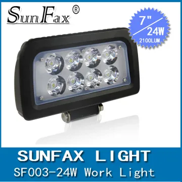 Factory Promotion! 7" 24w led work light, 12v led tractor atv car work light
