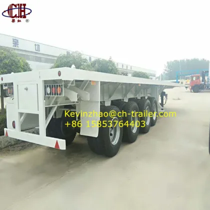 steel utility forest lumbering logging semi trailer