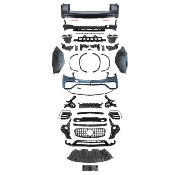 GLC63 Kit de diffuseur de pare-chocs arrière de style AMG pour Benz x253 GLC 2018-2020