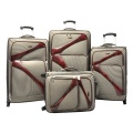 Ensemble de bagages souples en polyester design de mode avec PU