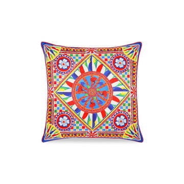 Velvet Applique Cushion Cover - Elegant Throw Pillow Covers for Living Room
