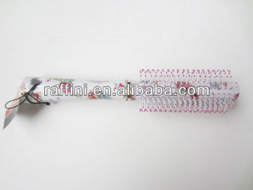 plastic hairbrush for home use and salon