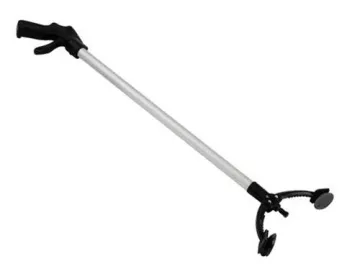 Unfoldable rubbish grabber