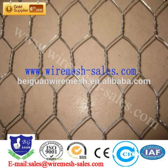 high quality PVC hexagonal wire mesh anping manufacture