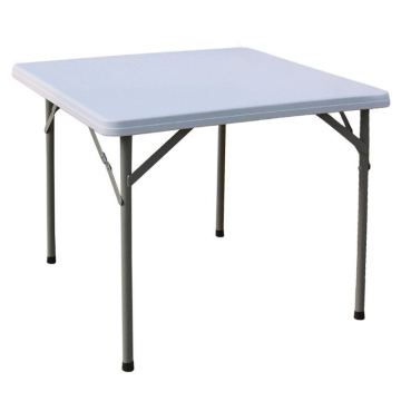 Hot Selling Outdoor Plastic Folding Square Dining Table for Banquets