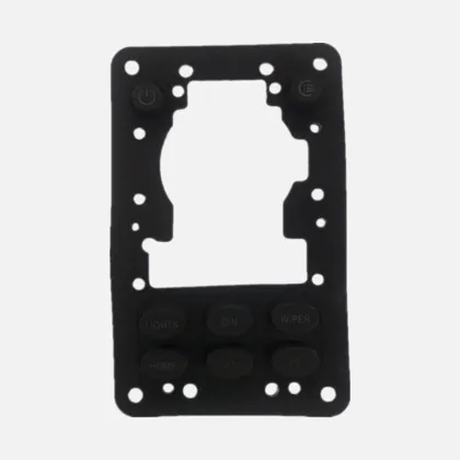 Overmolded Non-conductive Silicone Rubber Button Pad