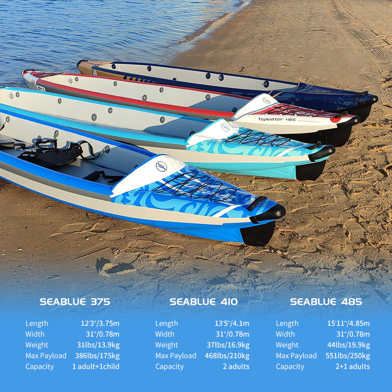 Spatium Wholesale Inflatable Kayak - 2 Person Sea Ocean Boat Toy for Sale