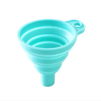 DIY Food-Grade Folding Silicone Funnel: Portable and Household Kitchen Tools